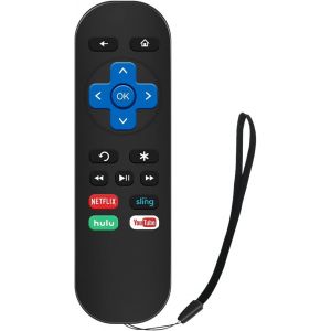 LETNERNY-T&eacute;l&eacute;commande De Rechange Compatible Avec Roku Box Mod&egrave;le Roku 1, Roku 2(Hd, Xd, Xs), Roku 3, Roku Lt, Hd, Xd, Xds, Roku N1, Roku Express, Roku Express+ - Neuf