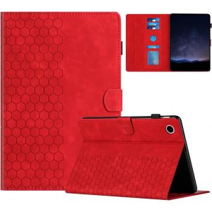 Coque Pour Samsung Galaxy Tab A9 Plus/A9+ 2023 (Sm-X210/X215/X216/X218) &Eacute;tui De Protection Case Tablette Housse Avec Porte-Pencil Et R&eacute;veil/Veille Auto Pour Samsung Galaxy Tab A9 Plus, Rouge - Neuf