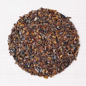 200 G De Gravier Naturel Brun A Petites Particules, Pierre Demagnetisante, Nail Art, Aquarium, Decoration De Jardin, Cristal, 3&iquest;5 Mm - Neuf