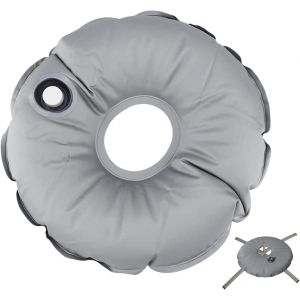 Sac Rond de Poids pour Eau,17,7 Pouces Sac de Poids de Base de Parasol Sac de Poids de Base de Drapeau de Plume de Parapluie Rond Pliable Portable pour L'extérieur et L'intérieur - Neuf