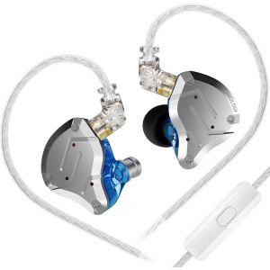 Kz Zs10 Pro Ecouteurs Filaires Avec Micro Ecouteurs Gaming 4Ba+1Dd Pour Jeux 5 Drivers Iem En Inox Et Résine Avec Cable De 2Pin Détachable En Ofc - Neuf