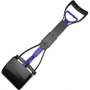 Asas-Ramasse Crotte Pour Chien,Noir,Plastique,Pelle A Crotte Pour Chien,Beau,Pliable,Ergonomique,Pince À Crotte Pour Chien,Pour Enlever Crottes De Chien Et De Chat (10 * 45 * 10 Cm) - Neuf