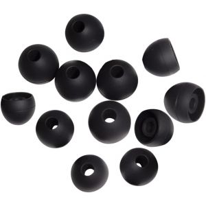 Écouteurs de Remplacement en Silicone 6 Paires (Ensemble de 12 Pièces). S/M/L,Noir - Neuf