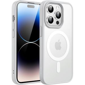 ERSHI-Coque Magnétique pour iPhone 14 Pro Max 6,7 Pouces Compatible avec MagSafe, Etui Translucide Mat Arrière Housse Fine Anticho[8 - Neuf