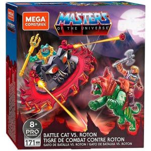 Maîtres De L'Univers Mega Construx, Tigre De Combat Contre Roton À Construire, 171 Pièces, Jeu De Briques De Construction, 8 Ans Et Plus, Gph23 - Neuf