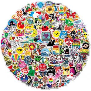200 Pi&egrave;ces Graffiti Autocollant&iquest;Cool Autocollants&iquest;Stikers Waterproof&iquest;Autocollants En Vinyle Waterproof Gommettes Pour Les Ordinateur Portable,Guitare,Bouteille D'eau,T&eacute;l&eacute;phone Portable Etc - Neuf