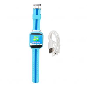 Montre Connectee Q750 Pour Enfants, Avec Gps Et Autonomie Ultra Longue (Bleue) - Neuf