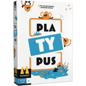 Sansh-- Platypus - Jeu De Société Pour Enfants Dès 8 Ans -Trouvez Le Bon Platypus - 278 Cartes De Jeu - Jeu D'ambiance Pour Jouer Entre Amis - 3 À 8 Joueurs - 30 Min - En Français - Matagot - Neuf