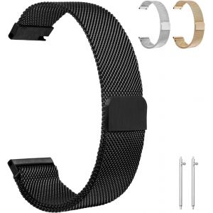 Kal-Bracelets De Montre, Bracelet De Montre Metal, Bracelet De Montre Magnétique Pour Homme Femmepour Montre Connectée Et Montre Traditionnelle Dégagement Rapide - Neuf