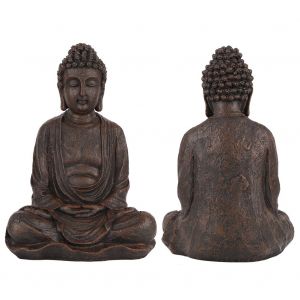 Statue de Bouddha en resine, decoration retro, Bouddha Sakyamuni en meditation, figurine decorative - Neuf