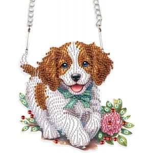 Ayuhr-Diamond Painting Pendentif Attrape-Soleil Diamond Painting Ornements Diamant Peinture Broderie Point De Croix Cadeau Fenêtre Porte D'entrée À Suspendre Décoration || Peinture Diamant Fleurs - Neuf