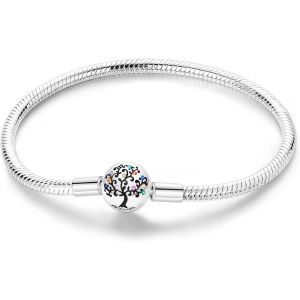 Eryi-925 Bracelet Serpent En Argent Sterling Pour Femme, Cadeau Élégant De Bijoux Pour La Fête Des Mères, La Saint-Valentin, L'anniversaire & Noël Hypoallergénique - Neuf