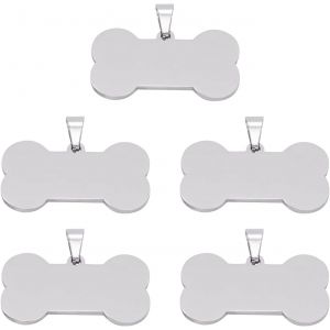 KAL-Pandahall &Eacute;tiquettes Vierges En Aluminium, Acier Inoxydable, Acier Inoxydable. - Neuf