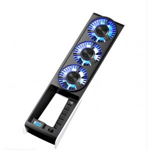 Ventilateur De Refroidissement Ps5 Slim Disc Et Éditions Numériques - Avec Réglage Automatique Led Et Hubs Usb3.0 - Neuf