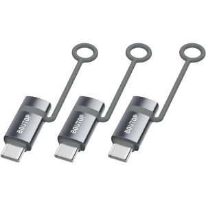 C33 [Certifié Apple MFi] Adaptateur Lightning vers USB C 60W pour Une Charge Rapide Compatible avec iPhone 15 Pro/15 Pro Max/15/15 Plus,MacBook,iPad-[3 Paquet,Gris] - Neuf