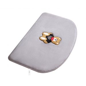 Paillasson D'entr&eacute;e Antid&eacute;rapant M19 50 X 80 Cm Avec Mousse &Agrave; M&eacute;moire De Forme Et Dessous En Pvc - Neuf