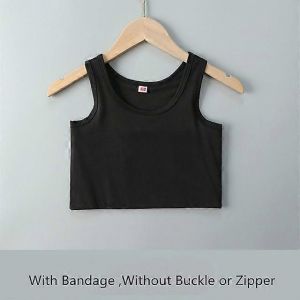 Femmes Plat Poitrine Binder Avec Bandage Pull Demi-Longueur Corset Débardeur Transboy Lesbienne Trans Sous-Vêtements Gilet Poitrine Binder - Neuf