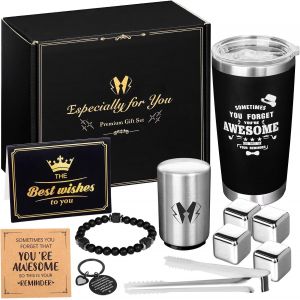 Eryi-Cadeau Homme Anniversaire Noel Idee Original Personnalisés Cadeaux Utile Luxe Tasses Carte Savon Décapsuleur Cadeaux De Fête Pères Papa Mari (A) - Neuf