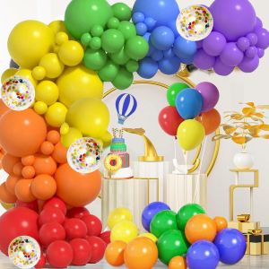 AYUHR-Kit Arche Ballon Vert Rose, 130pcs Kit Guirlande Ballons Decoration Anniversaire, Vert Sauge Ballons Guirlande, Arche de Ballon pour Anniversaire Decoration, Mariage, Bébé Shower, Bapteme, Grad - Neuf