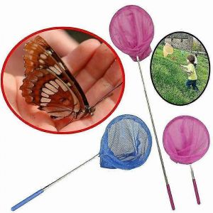 Enfants Papillon Pche Filet Extensible Enfants Insect Catch Maille Pole Tang Net 2025 - Neuf