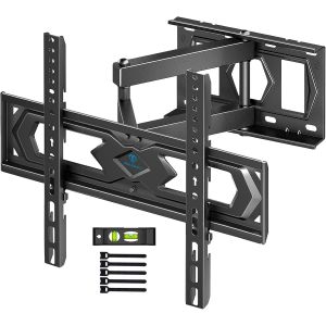 SUBZONAL-Support Mural TV Orientable et Inclinable pour &eacute;crans 26-60 Pouces Plat et Courb&eacute; Jusqu'&agrave; 40kg, Fixation Murale TV Max. VESA 400x400mm, Bras Television Mural Capacit&eacute; avec Niveau &agrave; Bulle - Neuf