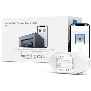 Ouvre-Porte De Garage Connecté Wifi, Télécommande De Porte Intelligente Compatible Avec Alexa, Google Home Et Smartthings, Contrôle À Distance, Commande Vocale Et Fonction De Temps[MAT790141] - Neuf
