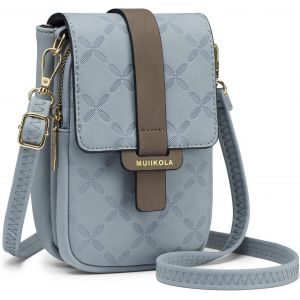 nzqaf-Sacs bandoulière femme,Petit Sac à Bandoulière,Besace Sacoche Messenger Téléphone Cuir PU Rigide Sac à Bandoulière Femme Portefeuille en Cuir PU avec Réglables Bandoulière - Neuf