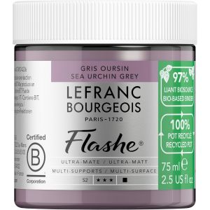 Flashe Bio Based Peinture Acrylique Pot De 75ml Gris Oursin S&eacute;rie 2 - Neuf