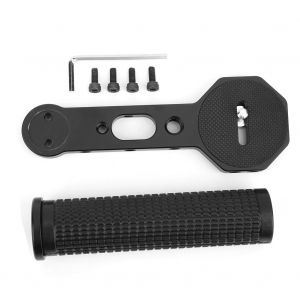 Support en alliage d'aluminium en forme de L, poignee, accessoire de cardan pour moniteur video, microphone, adaptateur de montage pour eclairage LED - Neuf