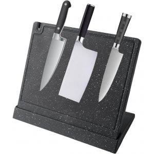 Mevronisshop-Bloc &Agrave; Couteaux Magn&eacute;tique Sans Porte-Couteaux Magn&eacute;tique Avec Forte Force De Maintien - Design Amovible Avec &Eacute;tui De Rangement En Polypropyl&egrave;ne - Pour Couteaux De Cuisine, Couteaux Dama - Neuf