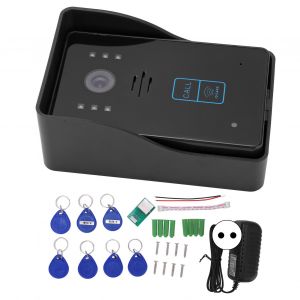 Visiophone sans fil 1080p, Wi-Fi, vision nocturne, compatible avec l'application Tuya, prise UE (100-240 V) - Neuf
