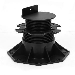 Plot r&eacute;glable pour terrasse bois et composite 60 &agrave; 140 mm Roulements Lot de 20 plots - Neuf