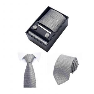 Hommes Cravate Et Revers Pin Paisley Cravate Mouchoir Boutons De Manchette Ensemble - Neuf