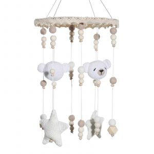 Mobile Pour Berceau, Hochet En Forme D'animal Au Crochet, Pendentif Pour Poussette, D&eacute;coration De Chambre De B&eacute;b&eacute;, Hochet Pour B&eacute;b&eacute;, &Eacute;quipement De Voyage - Neuf