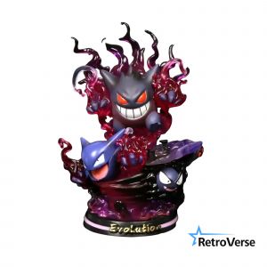 Figurine Pok&eacute;mon Ectoplasma Gengar 26 Cm Statue Lumineuse Manga Anime Collection - Neuf