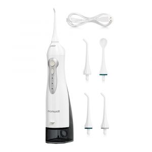 Hydropulseur Dentaire Sans Fil Avec 3 Modes, R&eacute;servoir De 330 Ml, Batterie De 1200 Mah, 4 Embouts, Nettoyeur De Dents Portable - Neuf