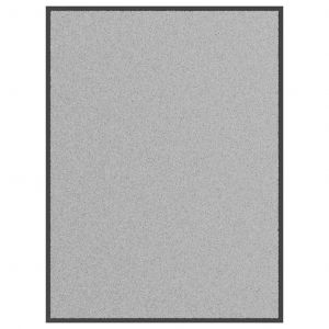 Paillasson Antid&eacute;rapant Flexible Int&eacute;rieur Ext&eacute;rieur 90 X 120 Cm Absorption Eau Salet&eacute; En Pp Gris Helloshop26 02_0058185 - Neuf