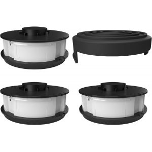 Bobines de rechange pour coupe-bordure électrique Einhell GC-ET 4530,bobine de fil,couvercle de bobine,capot,fil de coupe pour débroussailleuse (3 bobines + 1 capot) - Neuf