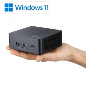 Mini PC - CSL - Narrow Box Black - 8 Go RAM - 4 To SSD M.2 - Windows 11 Famille - Neuf