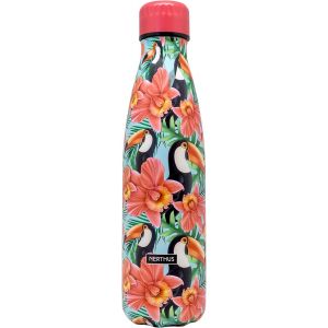 Fih 622 Flasque Double Paroi pour Chaud et Froid en Acier Inoxydable 1500 ML sans Bpa Bouchon Hermétique 18/8 Noir - Neuf