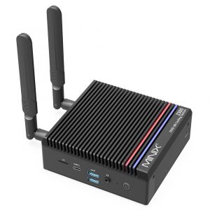 Mini PC sans ventilateurMINIX Z300-0dB, processeur Intel N300 8 coeurs, fréquence maximale : 3,60 Ghz - Ram 16 Go - SSD de 512 Go, 2 ports HDMI 4K double écran, Wi-Fi 6, Bluetooth 5.2 - Neuf