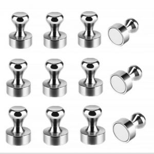Lot de 12 crochets magnétiques pour barbecue 11 x 13 mm - Accessoires de cuisine pour pinces, couverts, spatules - Neuf