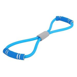 Bande De Résistance En Latex Bleu Plat De Qualité Supérieure Pour Pilates, Musculation Et Rééducation ¿ Outil De Fitness Durable, Portable Et Polyvalent - Neuf