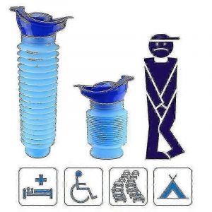 Urinoir D'urgence Portable 750ml Pour Voyage Camping Car - Bouteille De Toilette Unisexe Hommes Femmes - Neuf