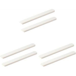 Lot de 3 boîtes de rangement-Glissières autocollantes-Glissières de tiroir à fermeture-Montage latéral avec extension complète-Coiffeuse télescopique-Blanc-Hanches - Neuf