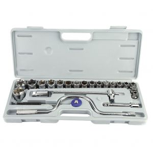 Jeu de 25 cles a douille combinees pour reparation de materiel - Neuf