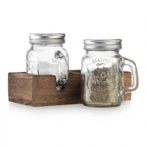 Ensemble De Sali&egrave;re Et Poivri&egrave;re Mason Jar - Neuf