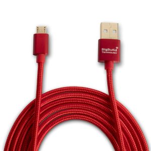 KAL-C&acirc;ble de charge et transfert de donn&eacute;es plus rapide Rouge 2 m Pour Samsung Galaxy Tab S SM T700, S2 SM T710, S2 SM T715, S2 SM T813, J Max, SM T580 Tablet, 6 pieds 5 - Neuf