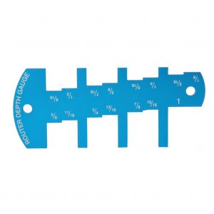 Regle de mesure de profondeur pour scie circulaire a table, jauge de limite de hauteur en alliage d'aluminium, outil de travail du bois - Neuf