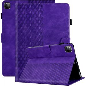 Kal-Coque Pour Ipad Air 5e Génération 2022 / Ipad Air 4 2020 10.9 Pouces, Ipad Pro 11 (4e/3e/2e/1e Génération) Housse Cuir Pu Etui De Protection Avec Veille/Réveil Auto- Violet - Neuf
